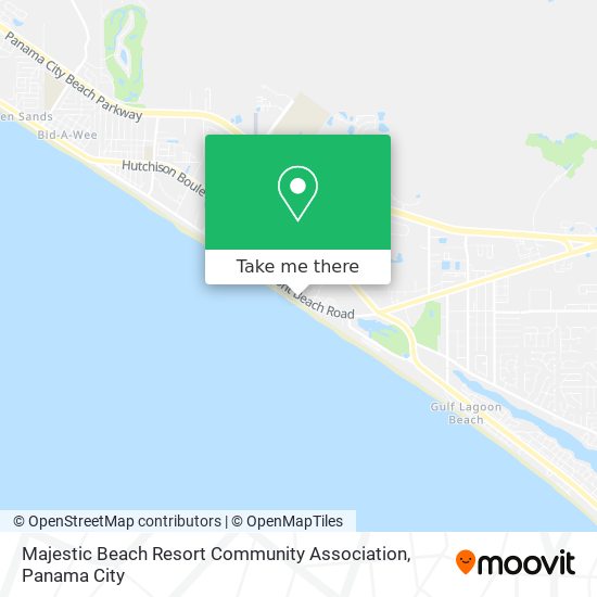 Majestic Beach Resort Community Association map