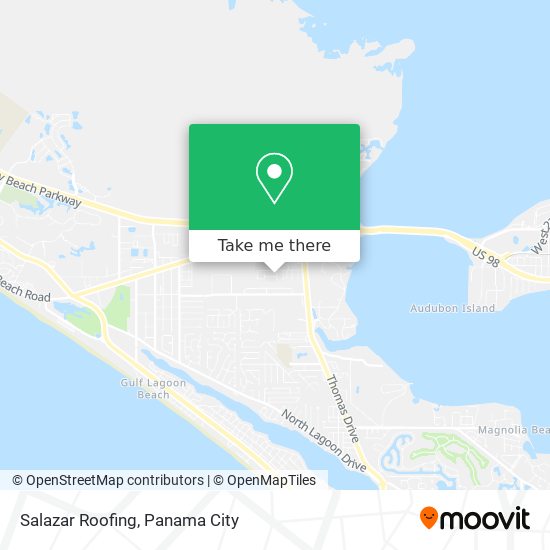 Salazar Roofing map