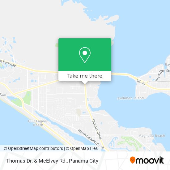Thomas Dr. & McElvey Rd. map