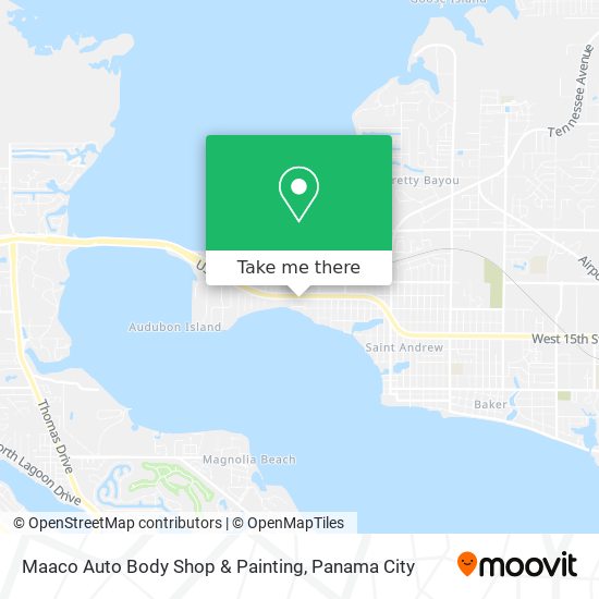 Mapa de Maaco Auto Body Shop & Painting