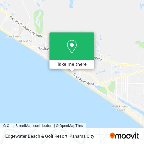 Mapa de Edgewater Beach & Golf Resort