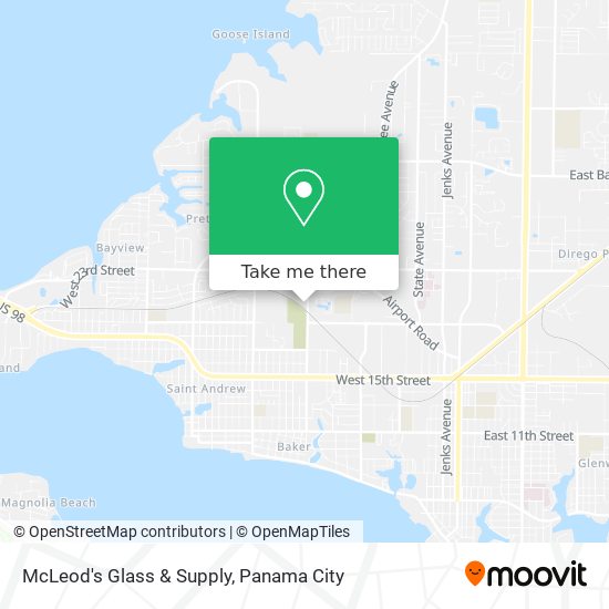 McLeod's Glass & Supply map