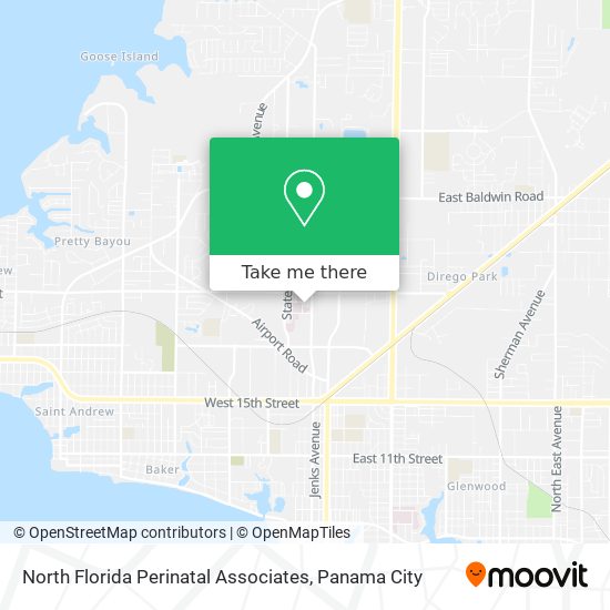 Mapa de North Florida Perinatal Associates
