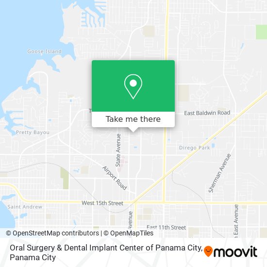 Oral Surgery & Dental Implant Center of Panama City map
