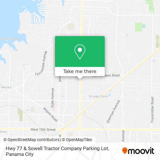 Hwy 77 & Sowell Tractor Company Parking Lot map