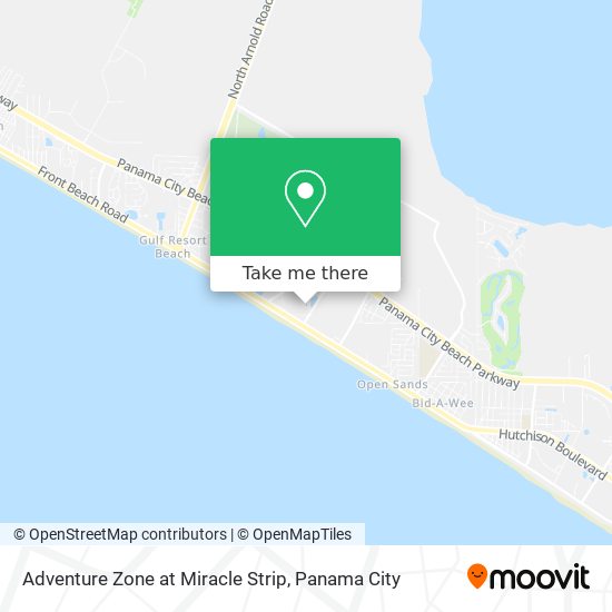 Mapa de Adventure Zone at Miracle Strip