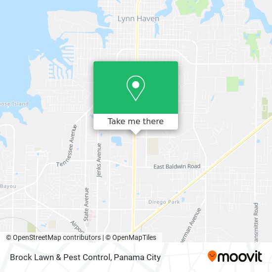 Brock Lawn & Pest Control map