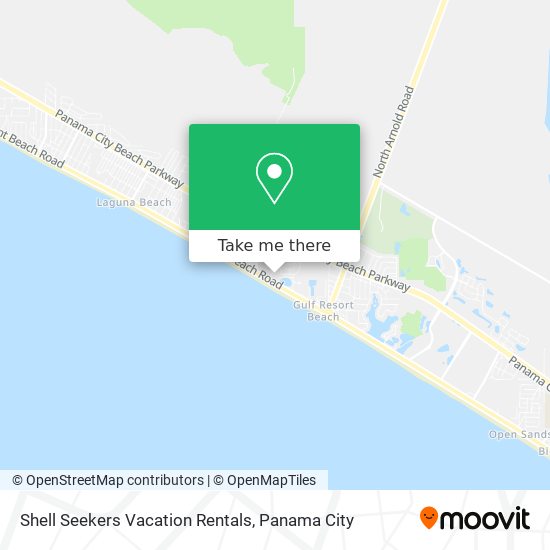 Shell Seekers Vacation Rentals map