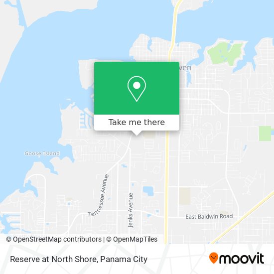 Reserve at North Shore map