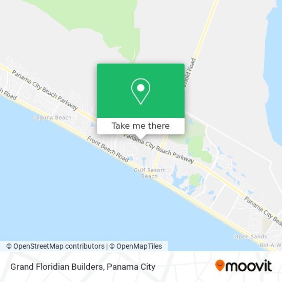 Mapa de Grand Floridian Builders