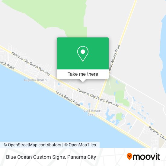 Mapa de Blue Ocean Custom Signs