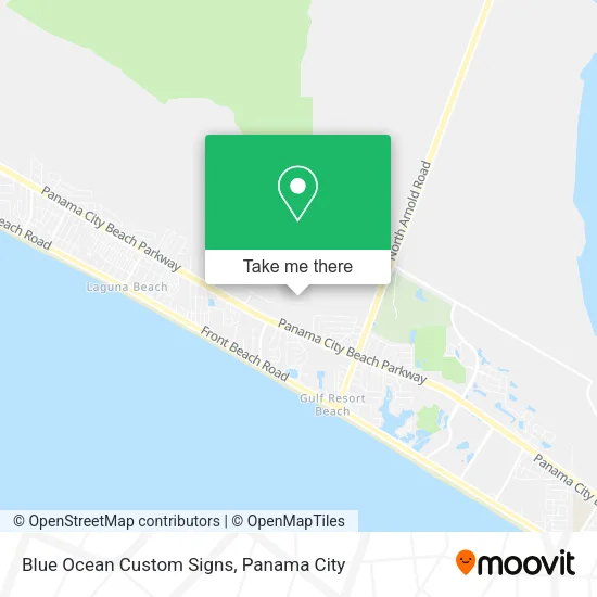 Blue Ocean Custom Signs map