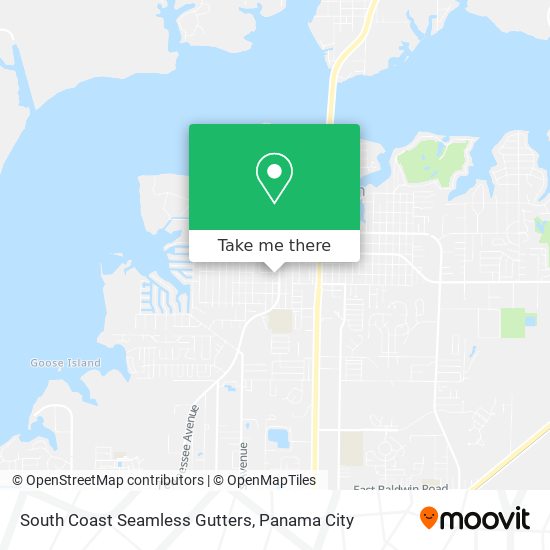 South Coast Seamless Gutters map