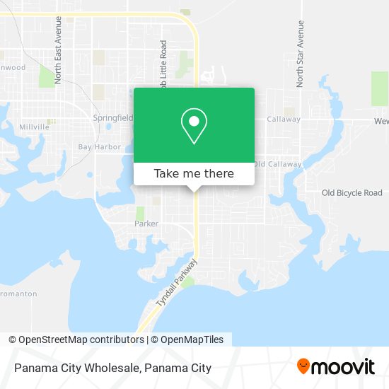 Mapa de Panama City Wholesale