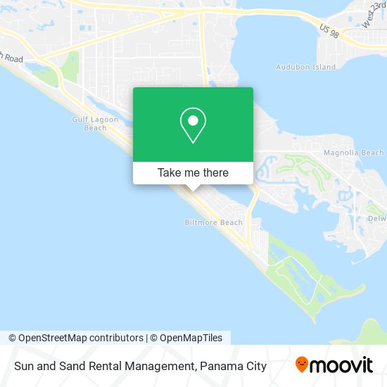 Sun and Sand Rental Management map