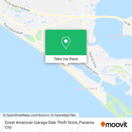 Mapa de Great American Garage Sale Thrift Store