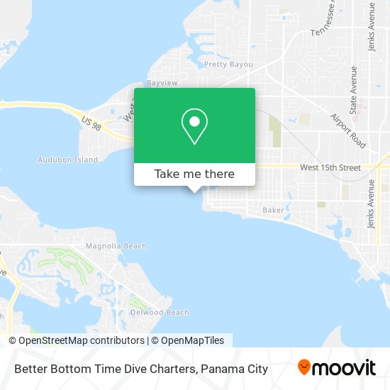 Better Bottom Time Dive Charters map