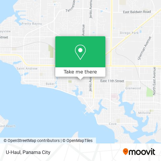 U-Haul map