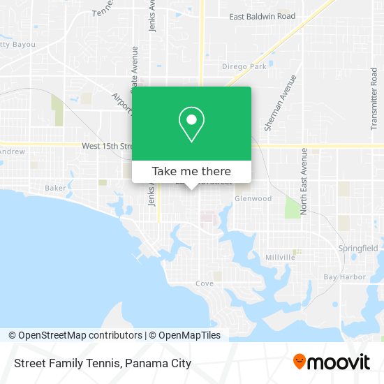 Street Family Tennis map