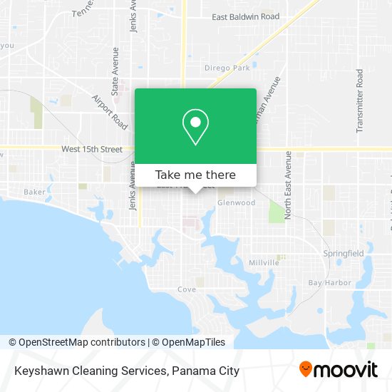 Mapa de Keyshawn Cleaning Services