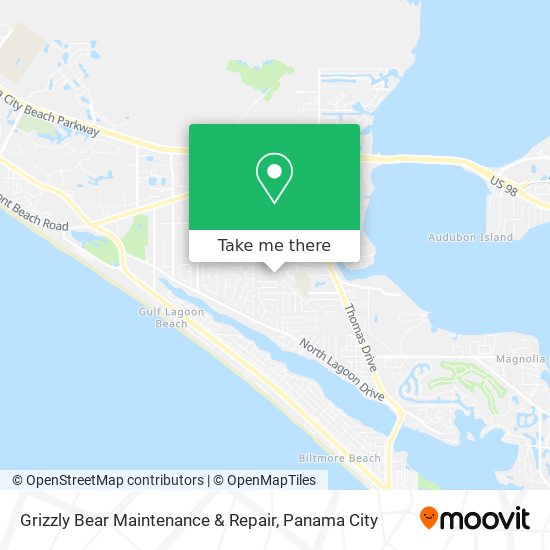 Grizzly Bear Maintenance & Repair map