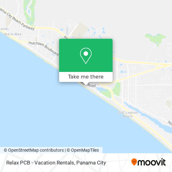 Mapa de Relax PCB - Vacation Rentals