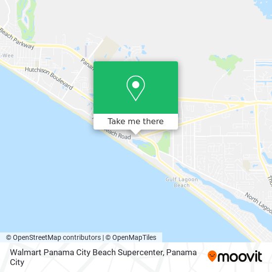 Mapa de Walmart Panama City Beach Supercenter