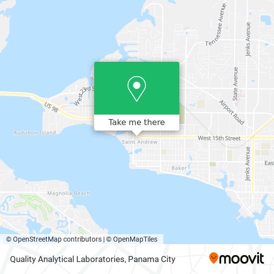 Quality Analytical Laboratories map