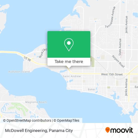 McDowell Engineering map