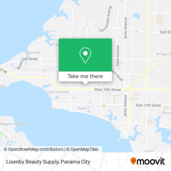 Lisenby Beauty Supply map