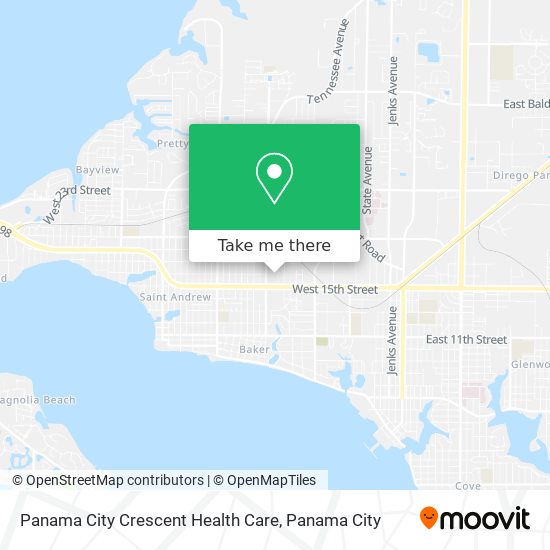 Panama City Crescent Health Care map