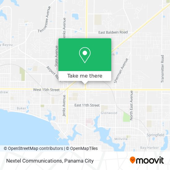 Nextel Communications map
