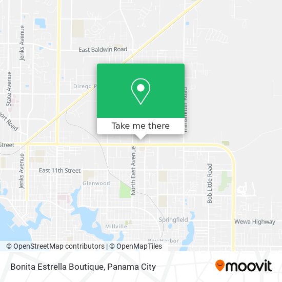 Bonita Estrella Boutique map