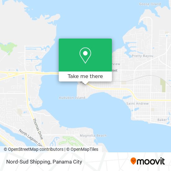 Mapa de Nord-Sud Shipping