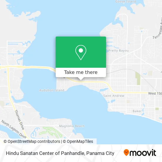 Hindu Sanatan Center of Panhandle map