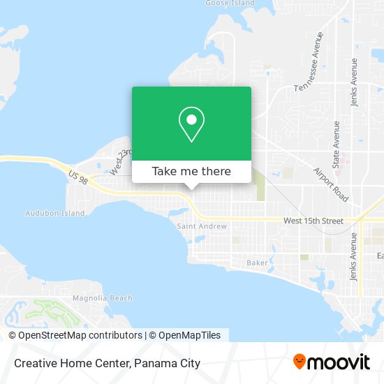 Creative Home Center map
