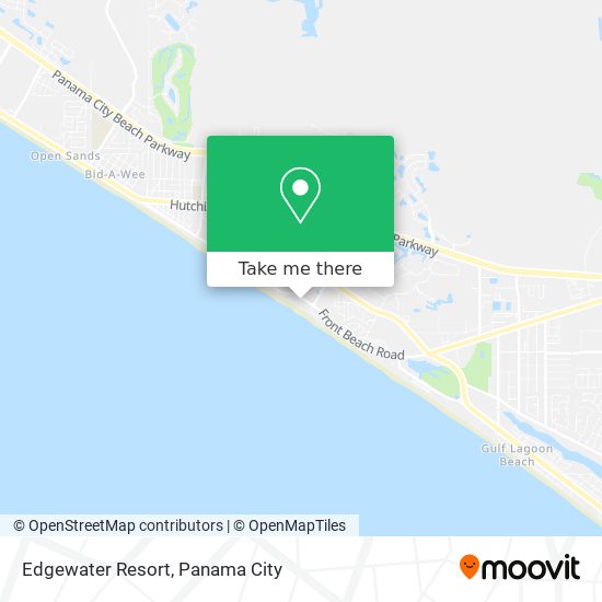 Edgewater Resort map