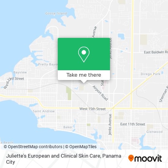 Juliette's European and Clinical Skin Care map