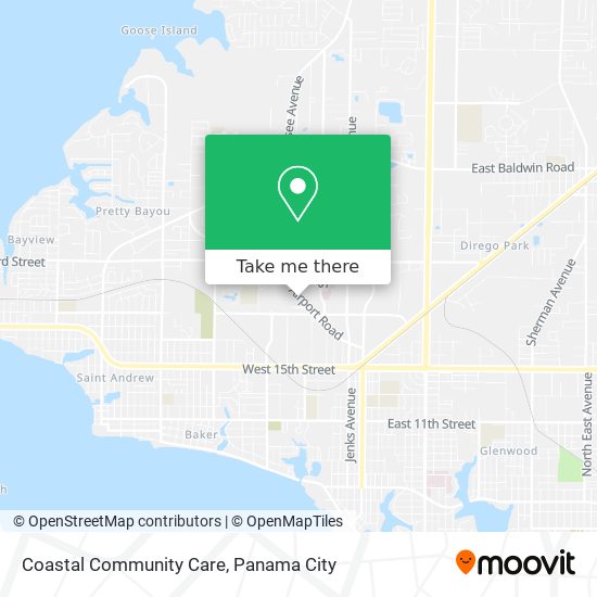 Coastal Community Care map