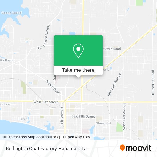 Mapa de Burlington Coat Factory