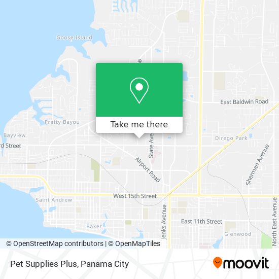 Mapa de Pet Supplies Plus