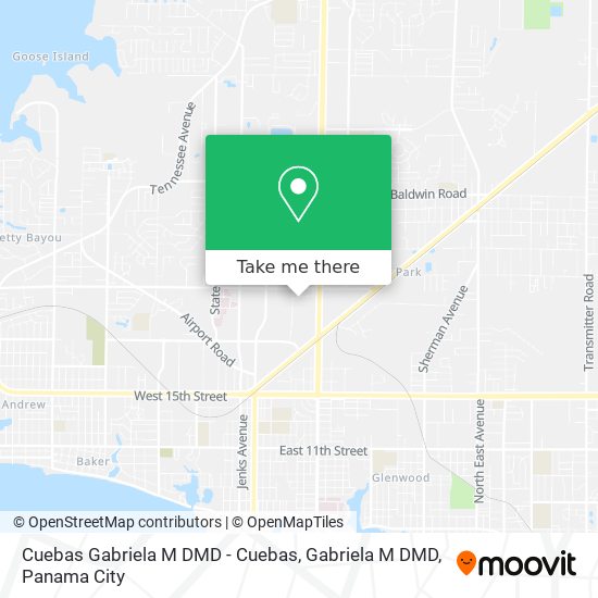 Cuebas Gabriela M DMD - Cuebas, Gabriela M DMD map