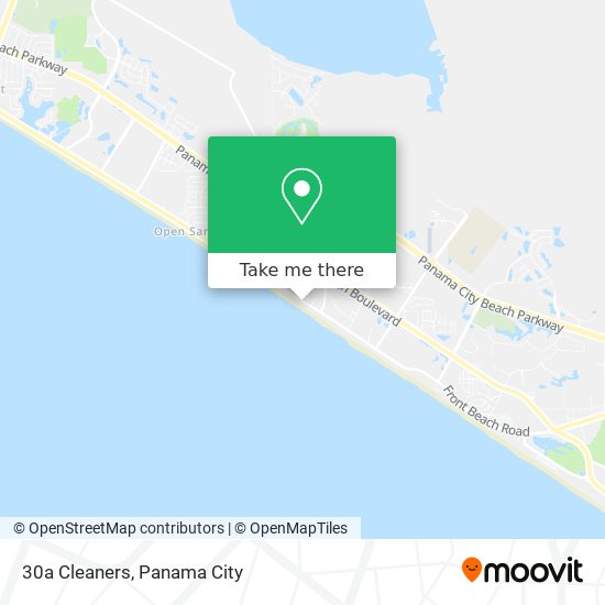 30a Cleaners map