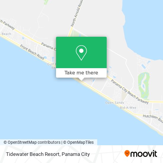 Tidewater Beach Resort map