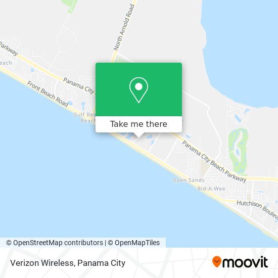 Mapa de Verizon Wireless