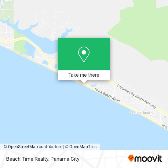 Beach Time Realty map