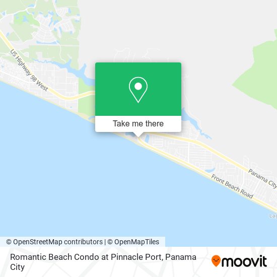 Romantic Beach Condo at Pinnacle Port map