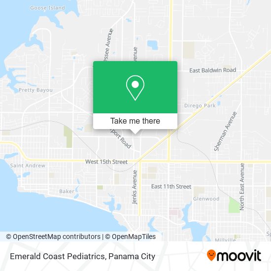 Emerald Coast Pediatrics map