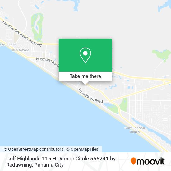 Gulf Highlands 116 H Damon Circle 556241 by Redawning map