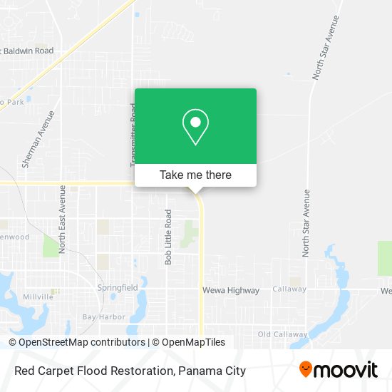 Red Carpet Flood Restoration map